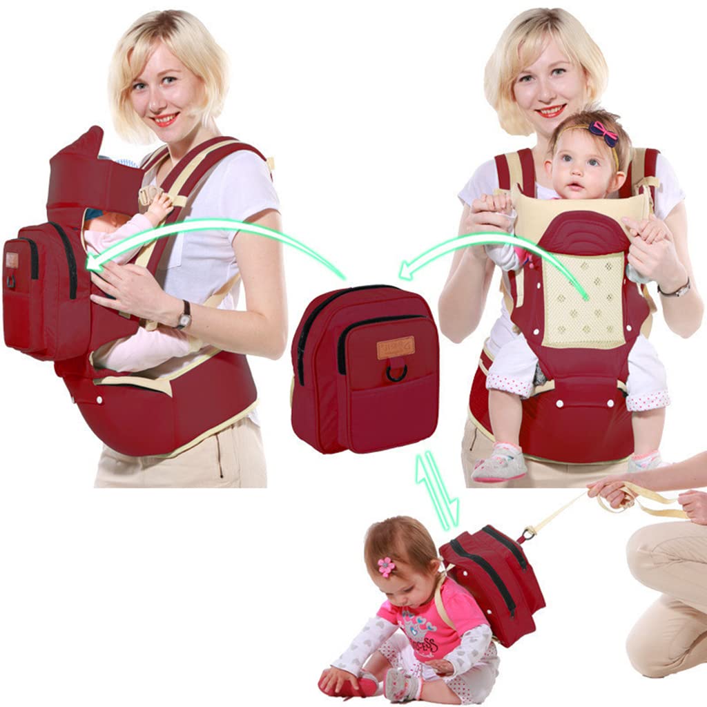 SNOWIE SOFT 10 in 1 Baby Carrier with Seat for Newborn, Detachable Diaper Bag, Multifunction Adjustable Baby Wrap Carrier, Soft and Breathable Baby Carry Bag for Baby Age 0-4, All Season Use SNOWIE SOFT 10 in 1 Baby Carrier with Seat for Newborn, Detachable Diaper Bag, Multifunction Adjustable Baby Wrap Carrier, Soft and Breathable Baby Carry Bag for Baby Age 0-4, All Season Use
